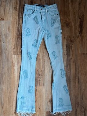 Valabasas Stacked Slim Fit Jeans Size 30x36